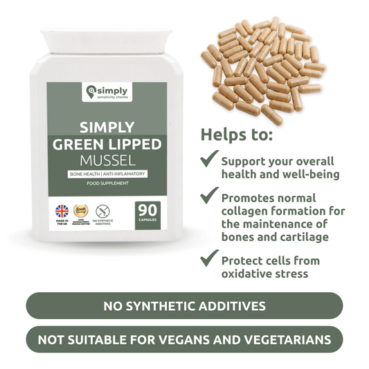 Simply Green Lipped Mussel - Simply Sensitivity Checks - GB