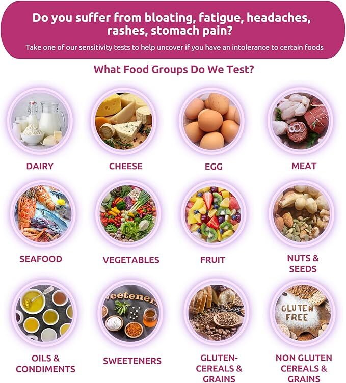 Ultimate Food Sensitivity Test - Simply Sensitivity Checks - GB